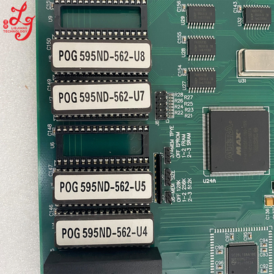 POG 595 87% Payout Jacks or Better Gaming Multi-Games Video Slot Gaming PCB Boards For Sale