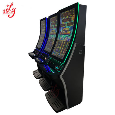 43'' Curved Fire Link Multi Game Ultimate Touch Screen 8 In 1 Vertical Screen Slot Games Machines For Sale