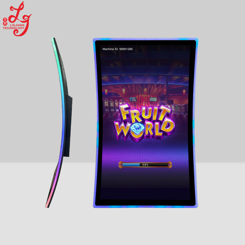 C Type 55 Inch Curved Touch Screen Video Slot Gaming TouchMonitors For Original Bally Games Machines For Sale