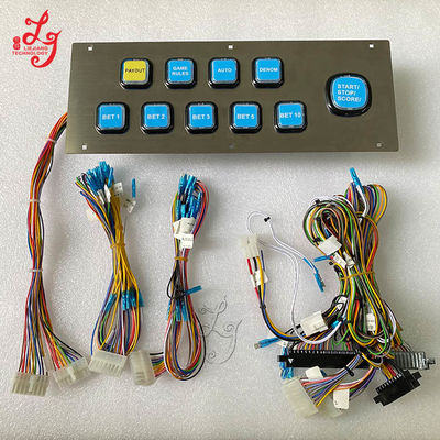 Buttons Panel Fire Link Dragon Iink Full Kit Wiring Harness Cable Cheery Master Kits